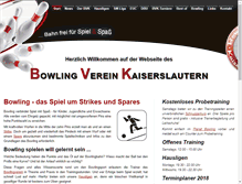 Tablet Screenshot of bvkaiserslautern.de